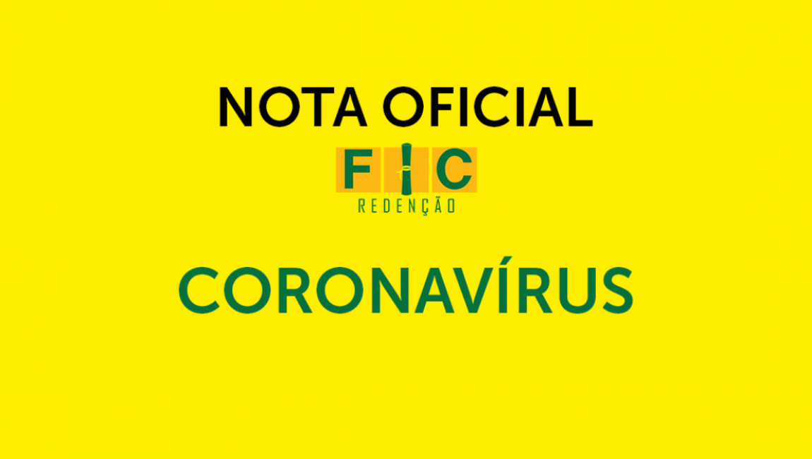 Coronavírus: Comunicado Importante